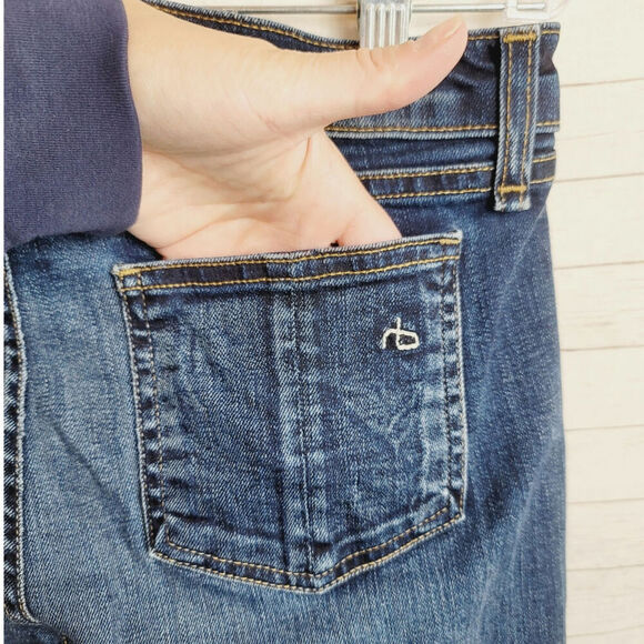 RAG & BONE SKINNY JEANS IN WOODFORD, SZ 27 - Picture 8 of 12
